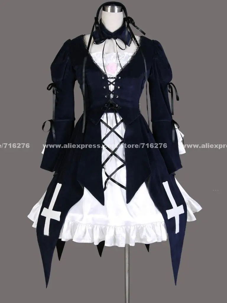 

NEW Cos Rozen maiden Gothic Lolita cosplay costume Dress XXS XS S M L XL XXL XXXL Free Shipping