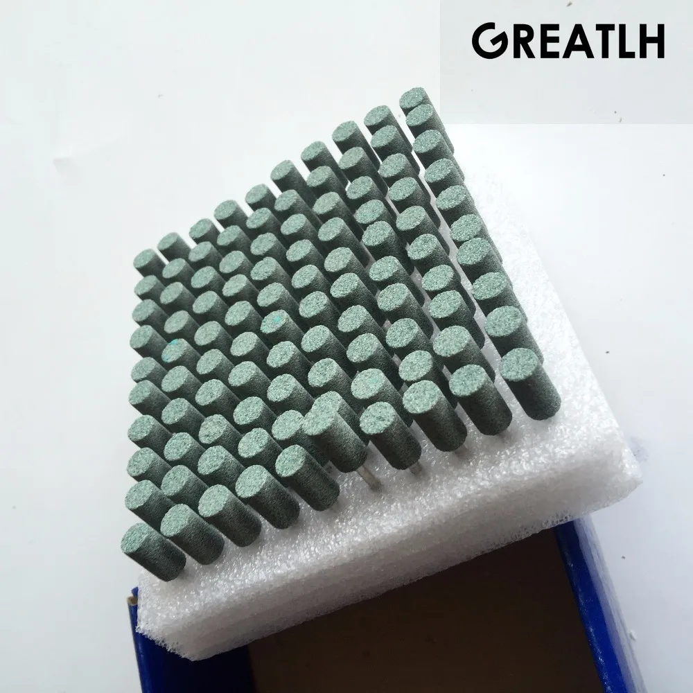 2.35mm Dental FG Burs Polisher Green Gravel Ceramic Coarse Polishing 100pcs/BOX