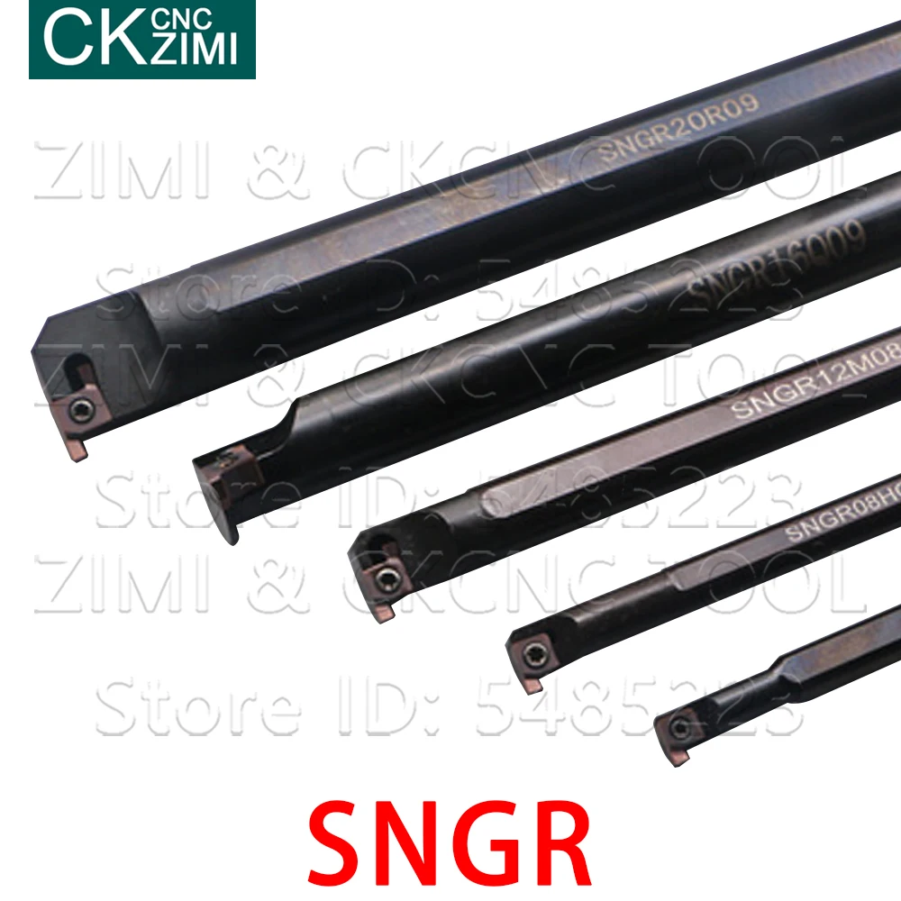 SNGR08J07 10K07 10K08 12M08 12M09 16Q09 20R09 Mekanik Bubut CNC Internal Grooving Kecil Lubang Alat Pemegang untuk 6GR 7GR 8GR 9GR