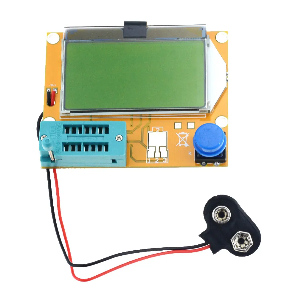 

1PCS LCR-T4 ESR Meter Transistor Tester Diode Triode Capacitance SCR Inductance Automatic Shutdown LCD Display