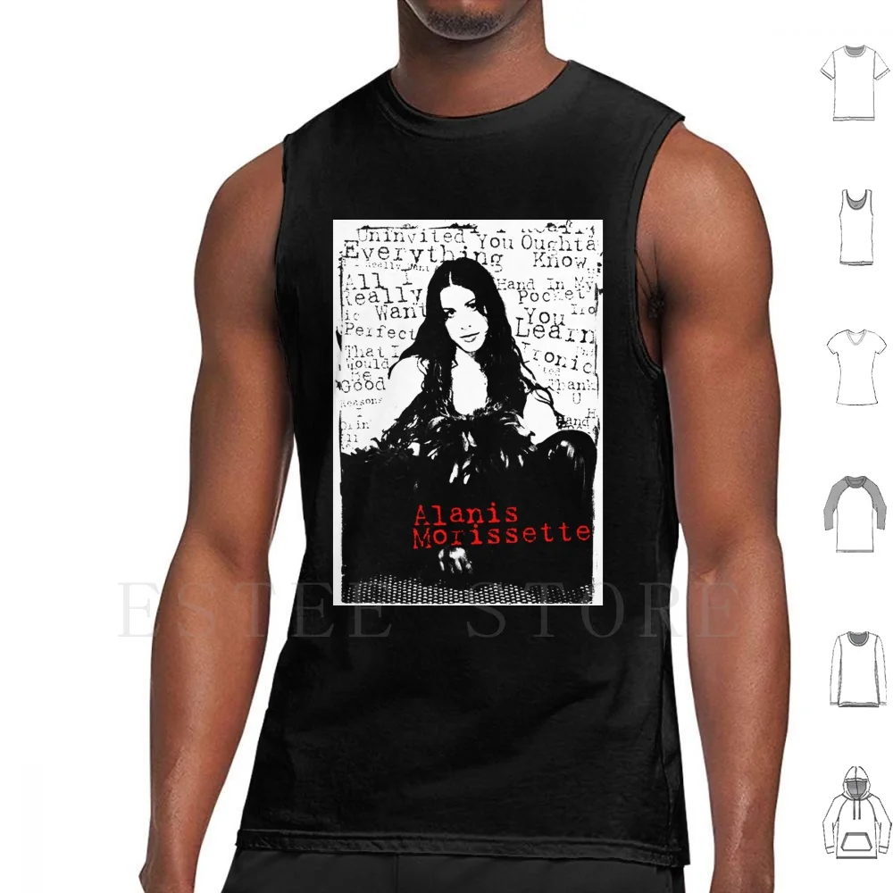 Alanis Canadian Singer And Song Writter Legendary Tank Tops Vest Sleeveless Canadian Singer And Song Writter Legendary