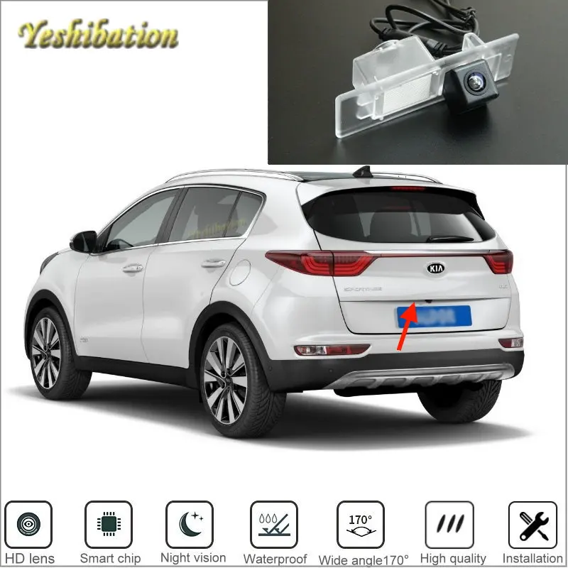 Reverse Rear View Camera For KIA KX5 (QL) / Sportage 2015~2018 Parking Back Up Camera HD CCD Night Visioin