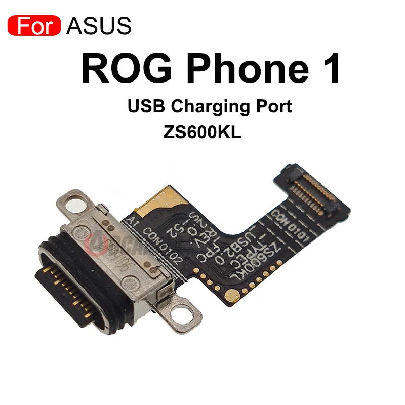 USB Charger Port For ASUS ROG Phone II 1 2 3 5 6 7 Rog8 ZS600KL ROG3 ZS660KL ZS661KS Rog5 Rog6 Charging Dock Flex Cable Repair