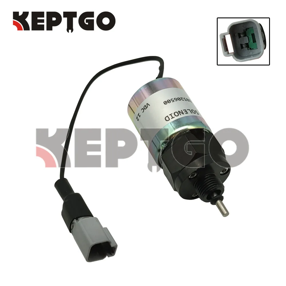 Throttle solenoid U85206500 12V For Perkins 400 Series 403D-15 404D-22 404D-22T 404D-22TA 404F-22