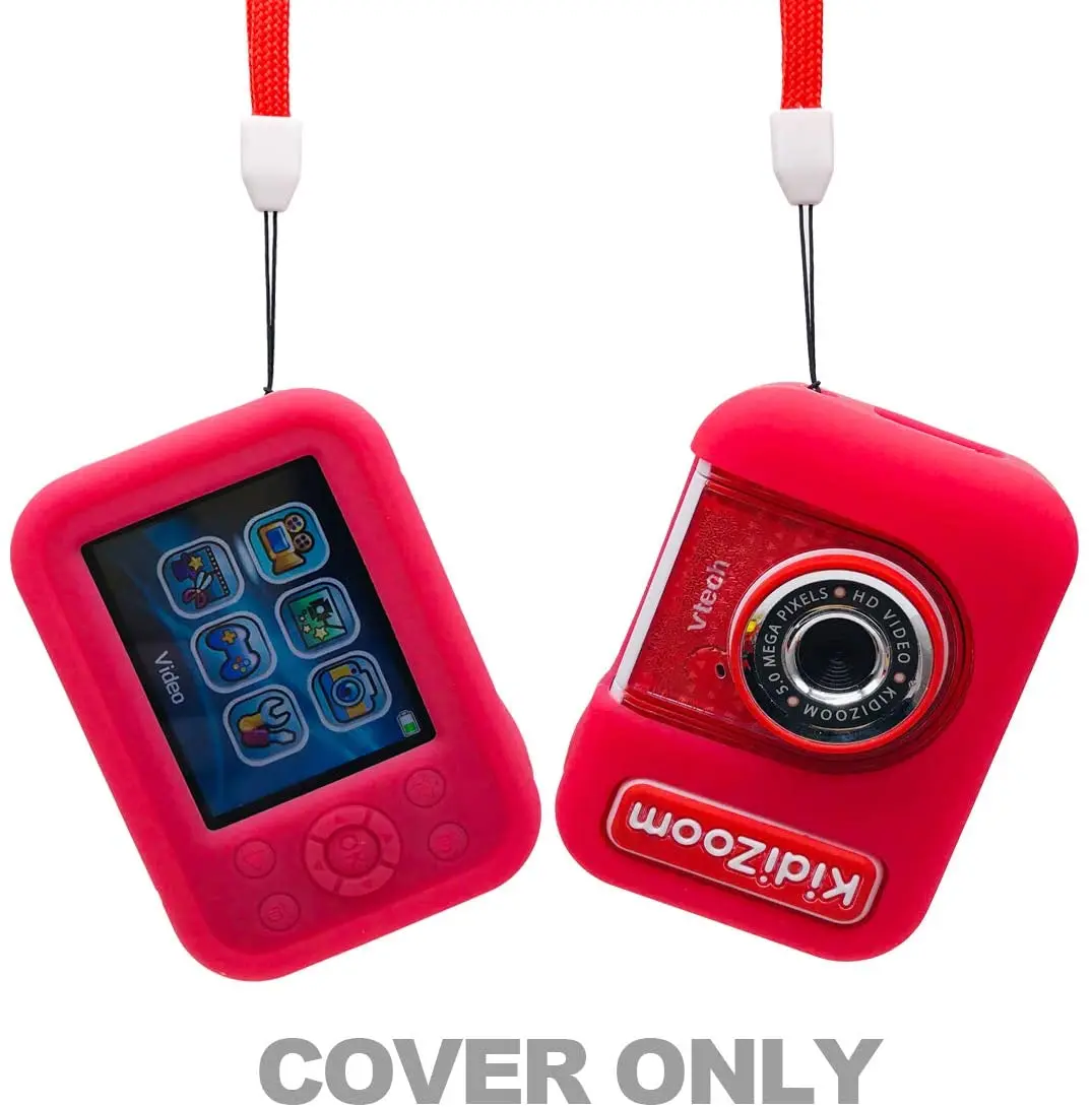 Silicone Cover and  Hard Case Protective Skin Sleeve Shell for VTech KidiZoom Creator Cam Video Camera (Only Cover case )