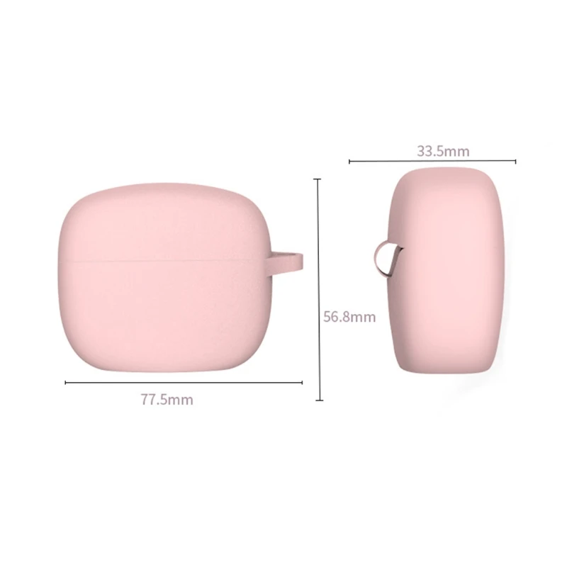 متوافق مع JBL-Tune 215TWS قابل للغسل الغطاء الواقي حافظة خفيفة الوزن مقاومة للصدمات مقاوم للماء سيليكون الأكمام