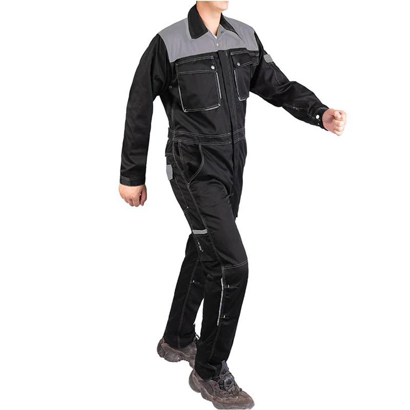 Functional Welding Suit Coveralls Wear-Resistant Jumpsuit Labor Insurance Auto Machine Repairmen Uniform Multi Pockets Overalls