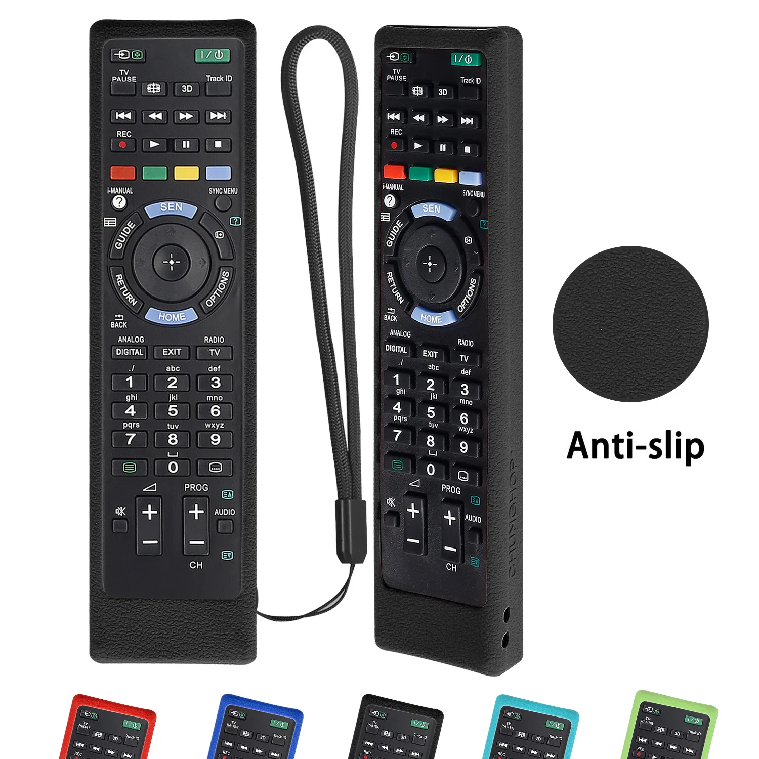 TV Remote Control Covers for Sony RMT-TX200C RMT-TX100D RM-ED053 RM-ED060 RMF-TX300C RM-ED052 RM-ED050 Shockproof Silicone Case