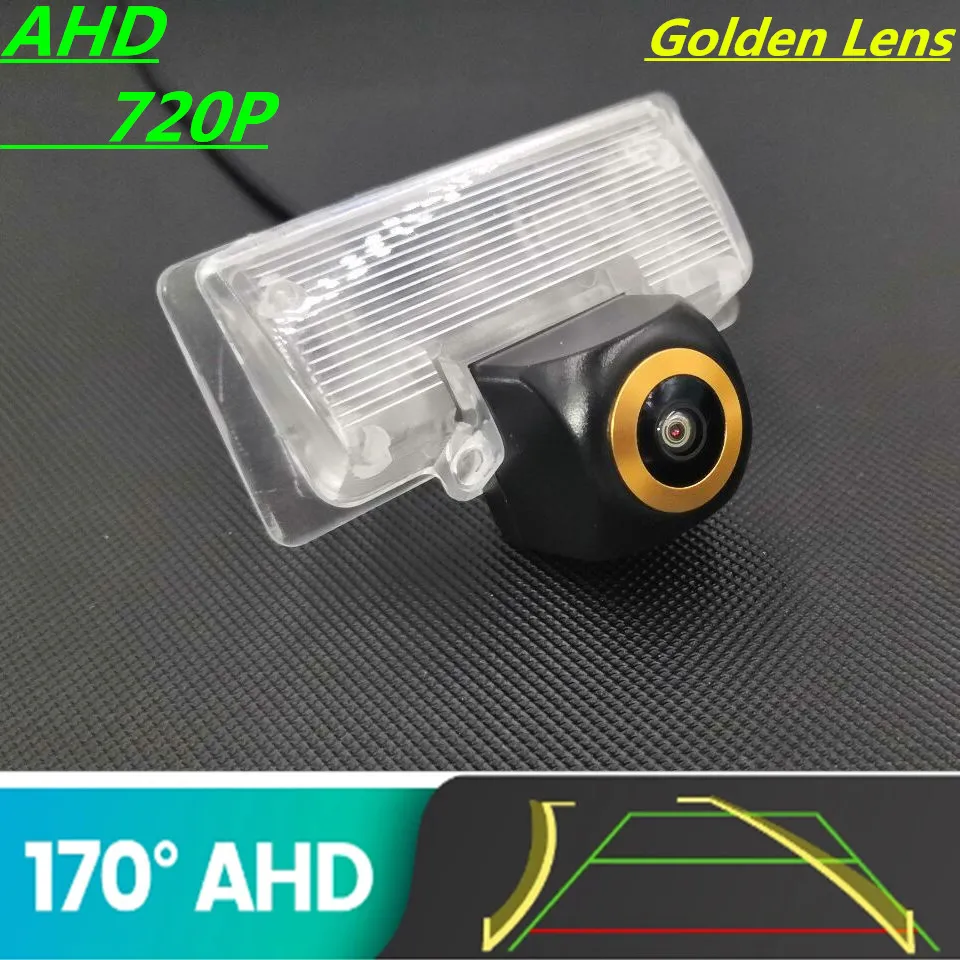 

AHD 720P Golden Lens Trajectory Car Rear View Camera For Nissan Teana 2003-2018 Tiida Altima Sentra B17 Reverse Vehicle Monitor