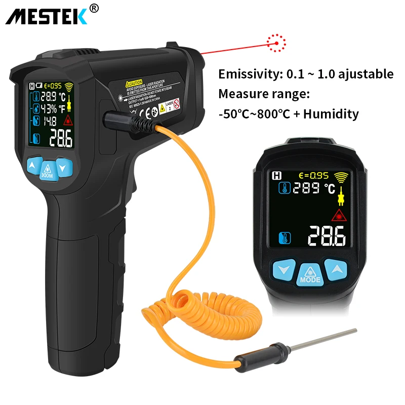 

Non contact thermometer termometro infrarojo Digital Infrared Thermometer Laser Temperature Meter Non-contact Pyrometer Imager