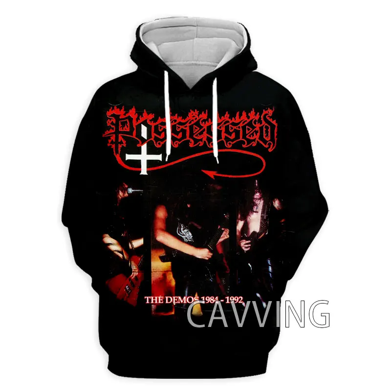 New Fashion Women/Men's  3D Print  Possessed Rock Band  Hoodies Hooded Sweatshirts Harajuku Hoodie Sweatshirts Tops Clothing