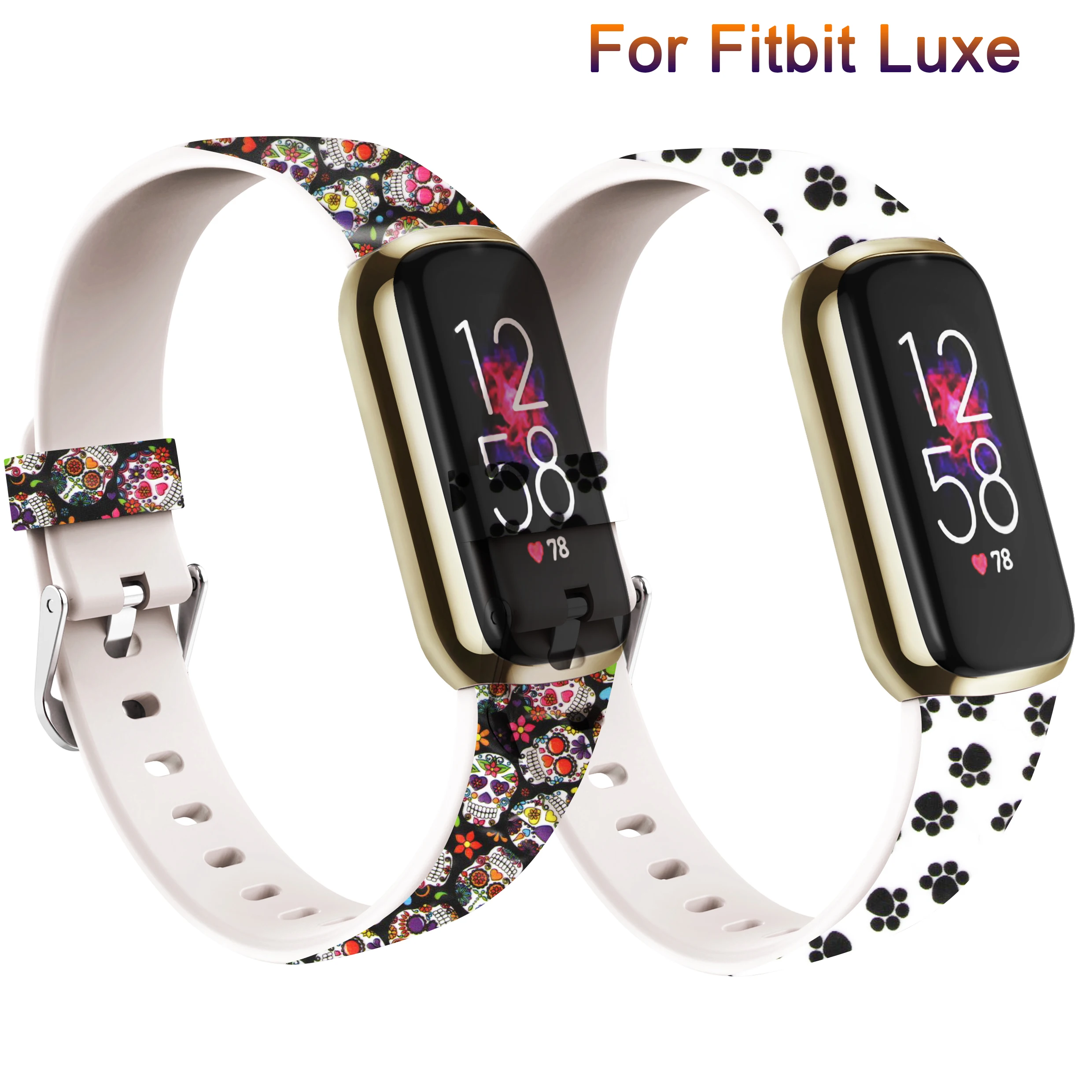 New Soft Silicone Band For Fitbit Luxe Soft Sports Smart Watch Wrist Strap Loop Band For Fitbit Luxe Bracelet Replacement Correa