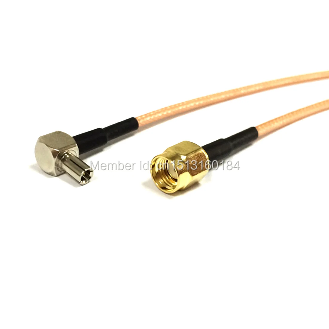 1PC New 3G 4G Antenna Extension RP-SMA Male Plug ToTS9 Right Angle Connector RG316 Cable Pigtail 15CM 6