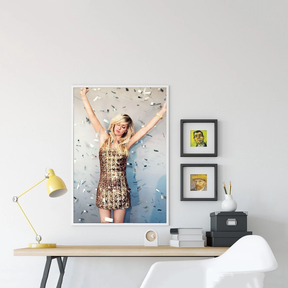 Ellie Goulding Poster Music Singer Star Rapper Art Photo Canvas Album Cover Poster Print Home Decor Wall Painting (No Frame)