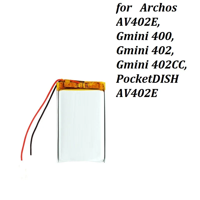 

Новый аккумулятор 1400 мАч для Archos AV402E, Gmini 400, Gmini 402, Gmini 402CC, PocketDISH AV402E ARCHOSBATT