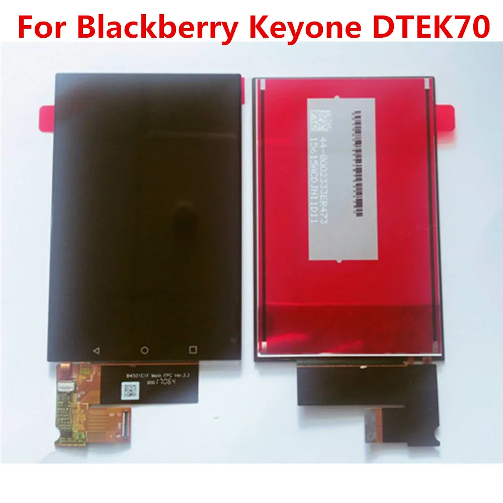 

Новый протестированный ЖК-дисплей с дигитайзером в сборе для BlackBerry KEYone DTEK70 Key One + сенсорный экран 1620*1080 4,5 '', панель из стекла