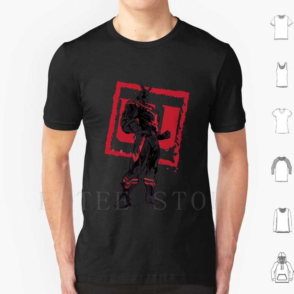 All Might Sumi-E T Shirt Men Cotton 6xl Anime Manga Shoto Todoroki All Might Izuku Midoriya Katsuki Bakugo Japon Ochako Uraraka