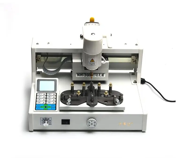 Glasses processing equipment NH3G high-precision CNC drilling machine, automatic intelligent frameless lens drilling machine