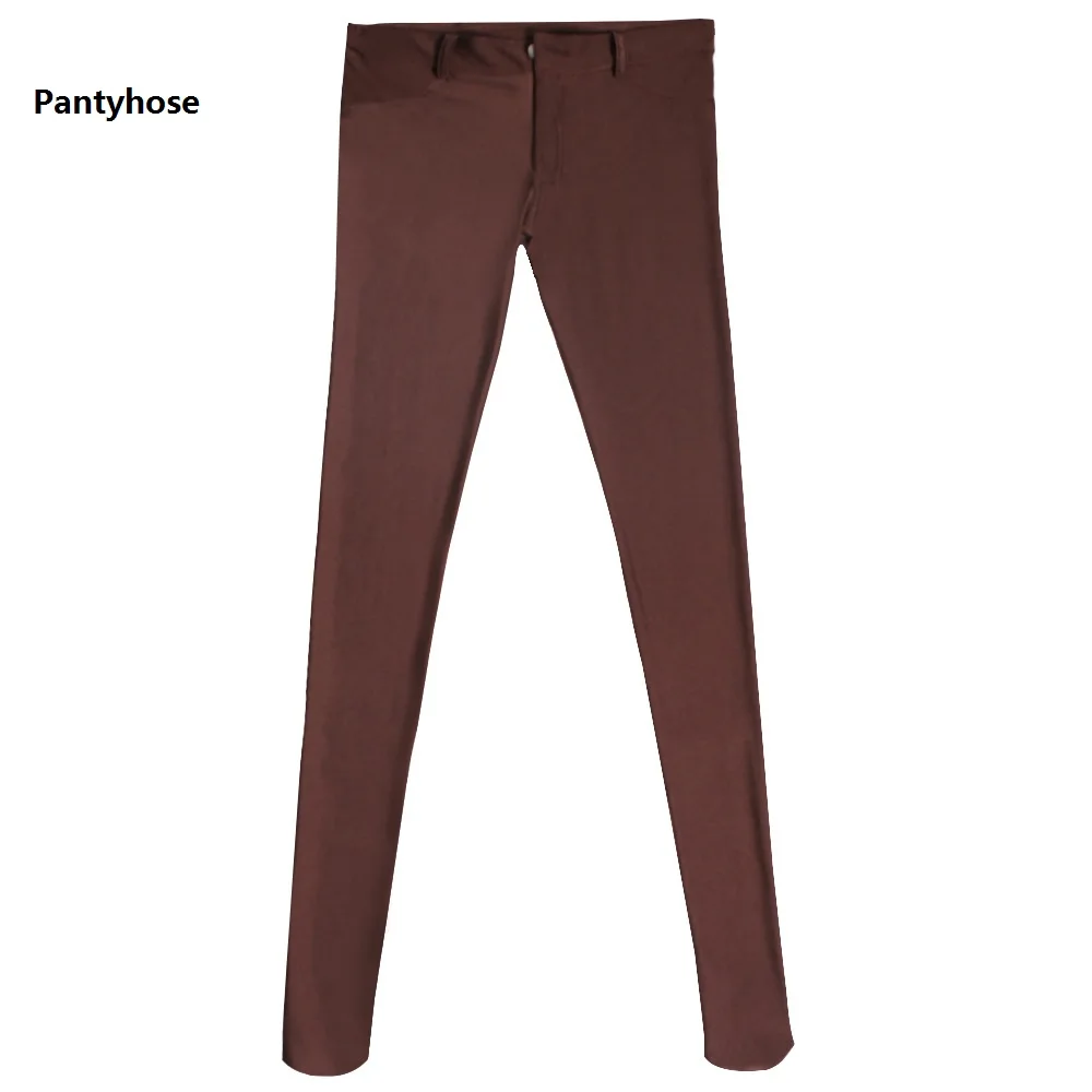 4XL Plus Size Sexy Men Pantyhose Tights Casual Pants Night Clubwear Silky Smooth Bodycon Pencil Pants Joggers Trousers Pantalon