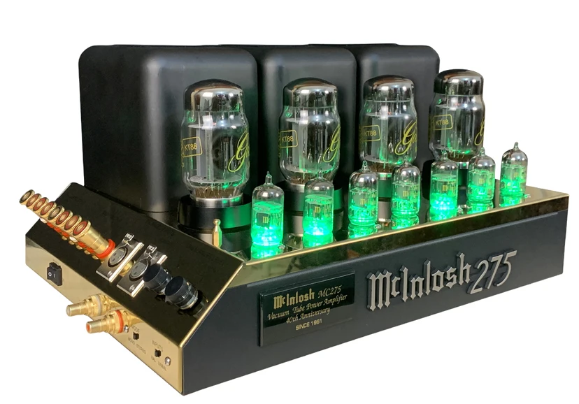 New upgrade version 1:1 clone MC275 Mcintosh classic HIFI tube post power amplifier 75W*2 Tube: KT88EH *4, 12AX7*3, 12AT7*4