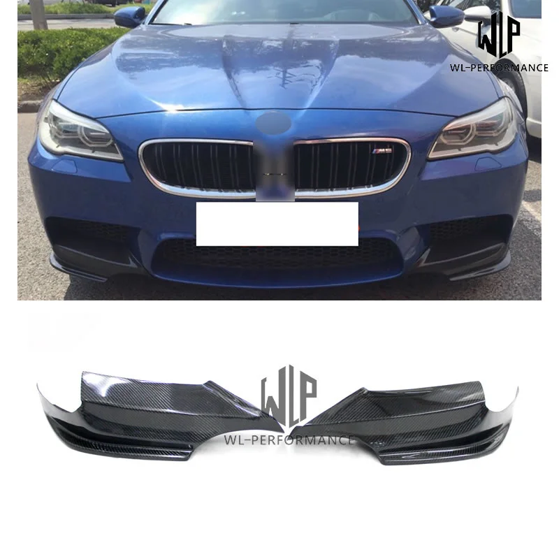 F10 F18 M5 Front Bumper Side Splitters Car Styling Fits for Bmw 5 Series F10 F18 M5 520i 525i 530i 535i Car Body Kit 2011-2017