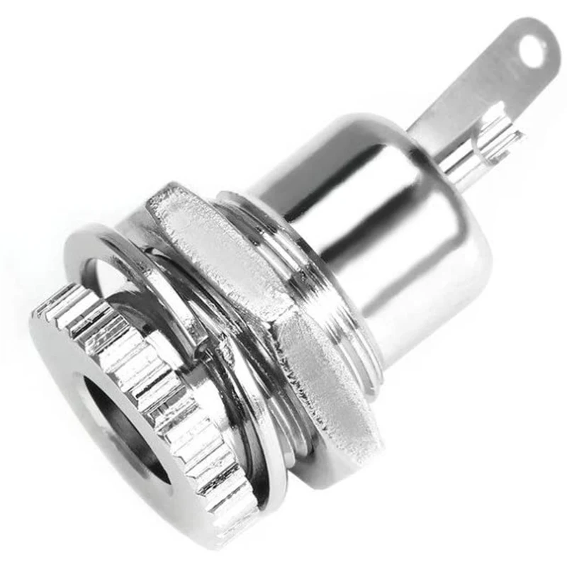 5個DC-099 5.5 × 2.1ミリメートル5.5*2.1 dc電源雌ソケットジャックパネルマウントコネクタアダプタと防水キャップ