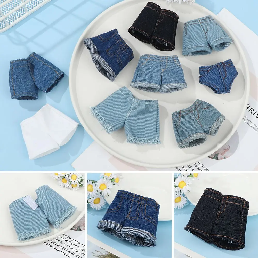Wielostylowy Denim 11.5 "spodnie jeansowe szorty dla ubranka dla lalki stroje krótkie spodnie odzież swobodna dla Blythe 1/6 akcesoria dla lalek — zdjęcie 4