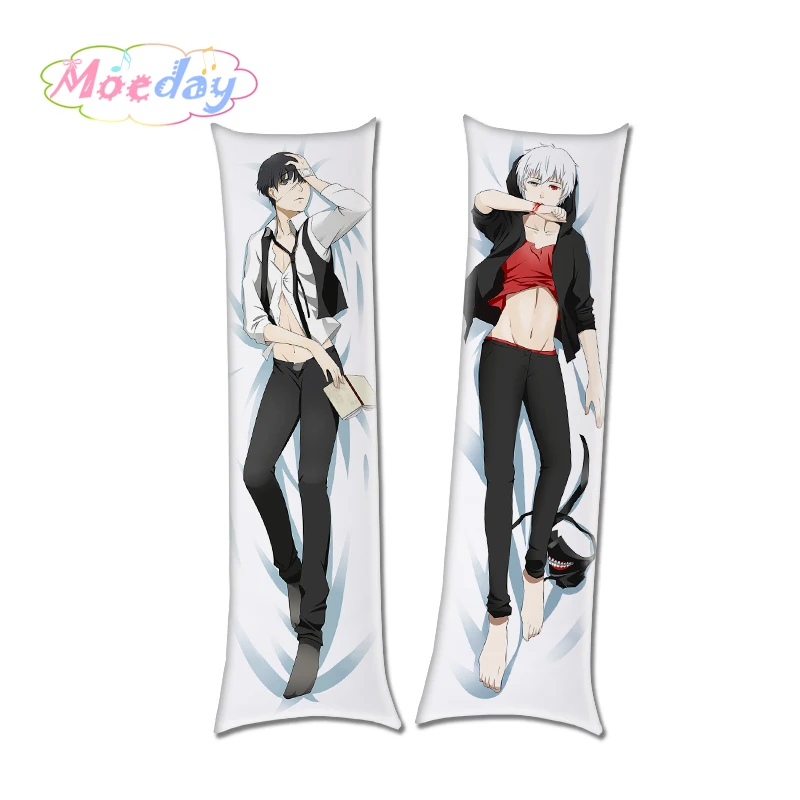 Tokyo Ghoul Anime Characters Kirishima Tōka Kaneki Ken Hugging Body Pillow Case