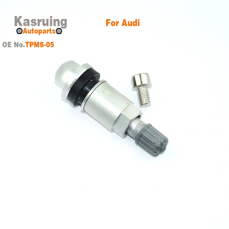 4PCS/Set TPMS Tire Valves for Audi Alloy Tubeless Valve Tyre Pressure Monitoring System Sensor