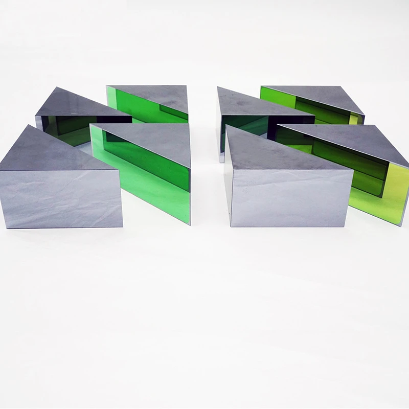 60*60*40 Mm Wholesale Silicon Prism Inframerah Prisma Silikon Sudut Kanan Prisma Tunggal Silikon Kristal Prisma Inframerah lensa Optik