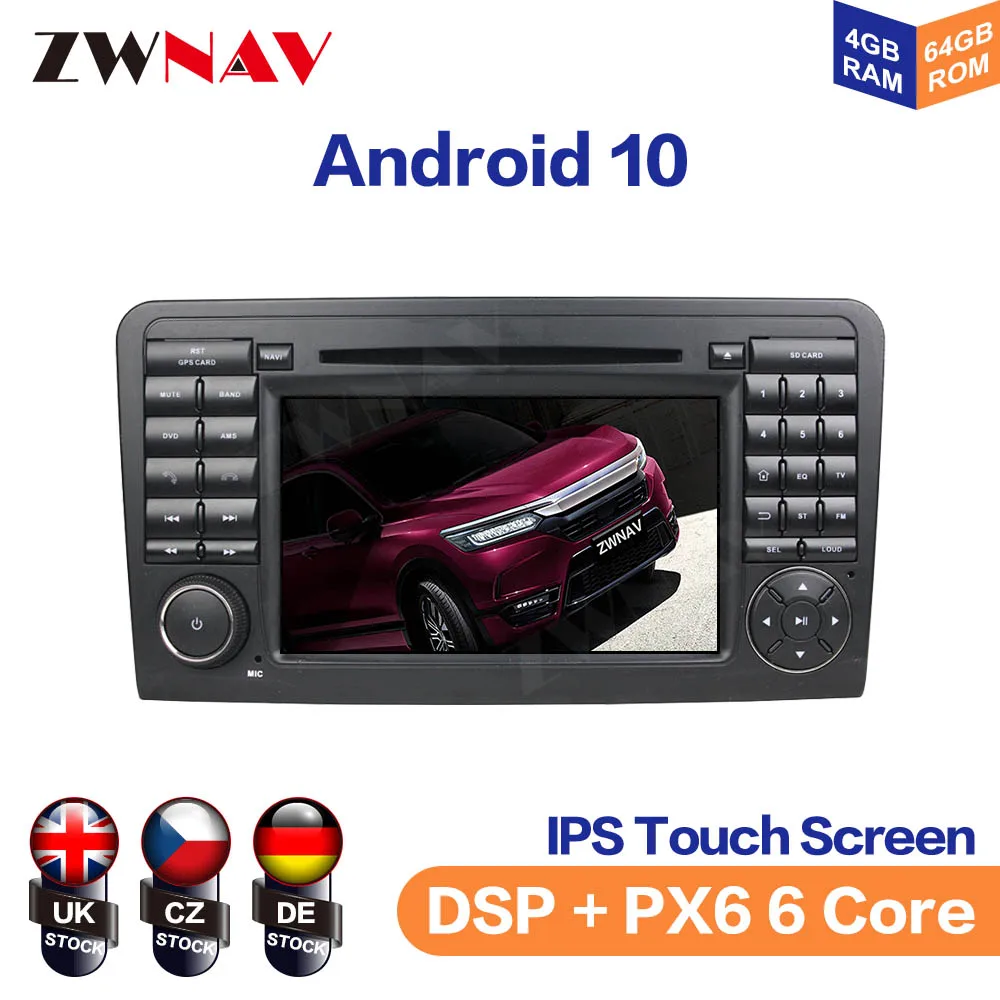 Android IPS Screen For Mercedes Benz clase ML W164 2005-2012  Screen Car Multimedia Player Navigation Audio Radio Stereo