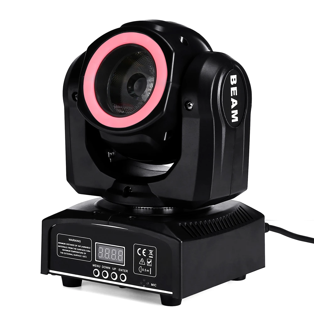 Mini Moving Head Led 60W Beam Stage Lighting With SMD5050 RGB 3in1 Halo Super Bright Strobe Spot bar Dmx Control