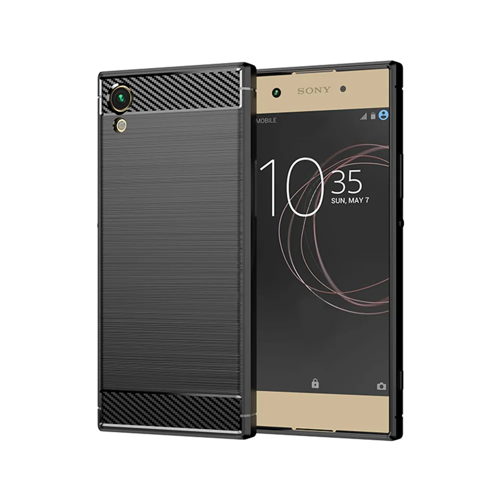 Capa de Luxo em TPU Silicone Macio para Sony Xperia XA1 Plus Ultra, Capa à Prova de Choque para Sony XA1 XA 1 SonyXA1