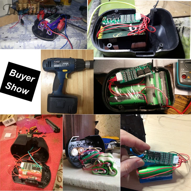 5S 18V 21V 15A BMS Lithium Battery Board with Balancing for 21V 18V Screwdriver Shurika and Vacuum Cleaner Battery Pack Turmera