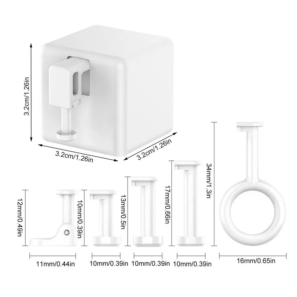 Fingerbot Nhà Thông Minh Thông Minh Nút Công Tắc Dụng Cụ Đẩy Không Dây Ứng Dụng Điều Khiển Nút Đẩy Thiết Bị BluetoothWireless Mở Thông Minh-Cuộc Sống