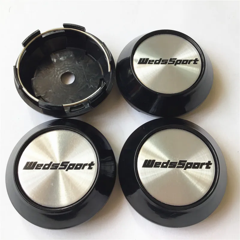 4Pcs 68mm For W WORK Wheel Center Hub Caps Car Styling Cover 45mm Emblem Badge Logo Auto Rims Cover Accessories