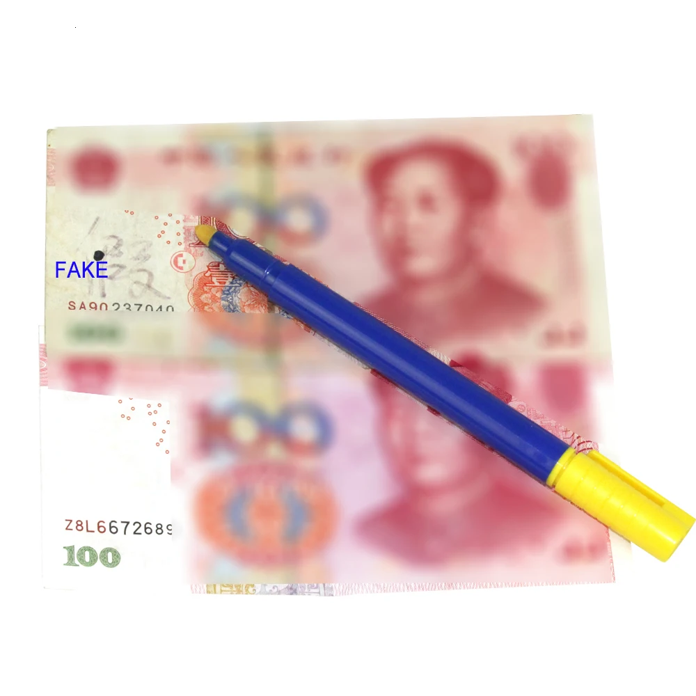 Fake Banknote Tester Pen Easy Operation Money Detector With  Special Formulated Ink