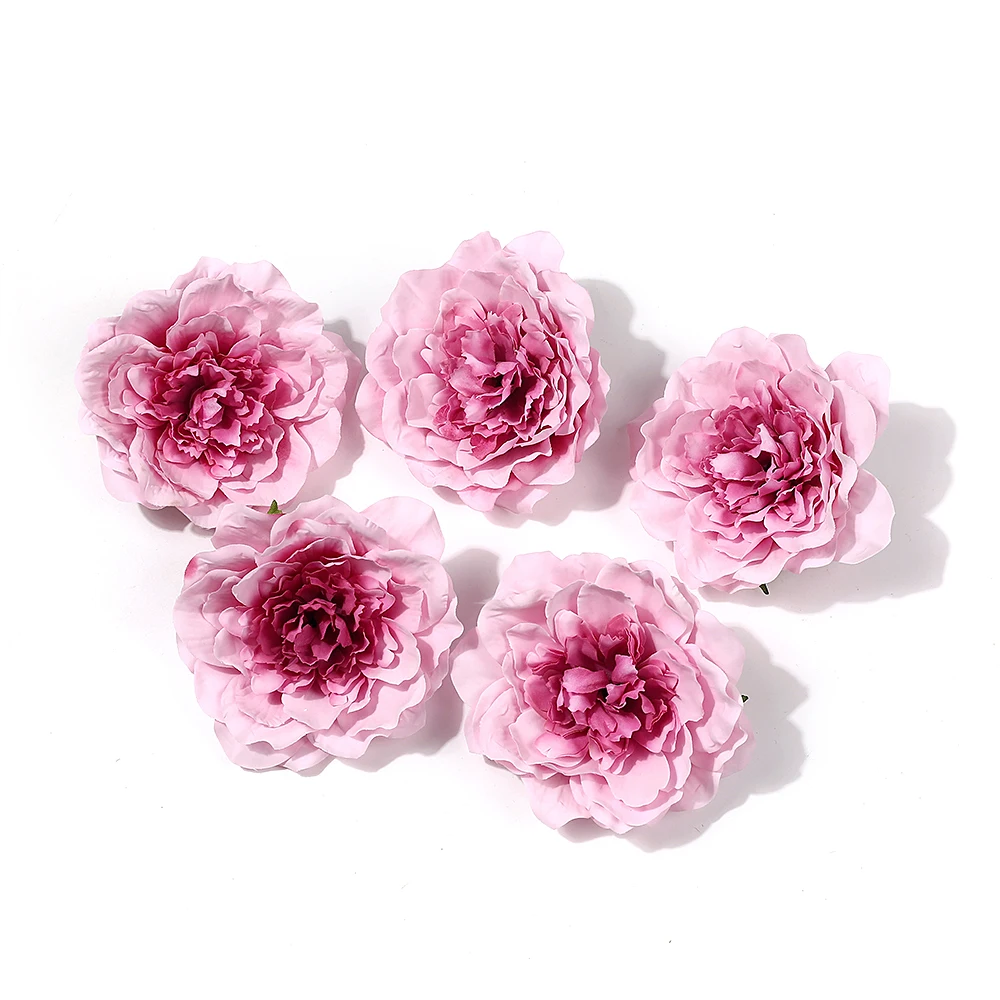 5/10PCS DIY Kunstmatige Rose Bloemen Hoofd Baby Verjaardag Brief Gift Party Bruiloft Achtergrond Decoratie Creatieve Evenement Home Decor