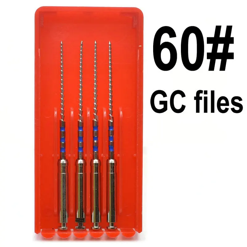 4PCS/Pack Dental Gutta Condensor Metal Drills Rotary Files Dental Clinic Instrument For Root Canal Treatment Dentist Tool