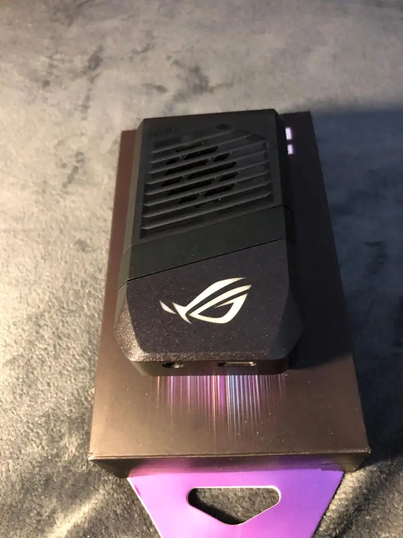 Used Old Original ASUS ROG Phone 3 Cooling Fan Holder Aero Active Cooler 3 Gaming Adapter for ASUS ROG 3 Smartpphone