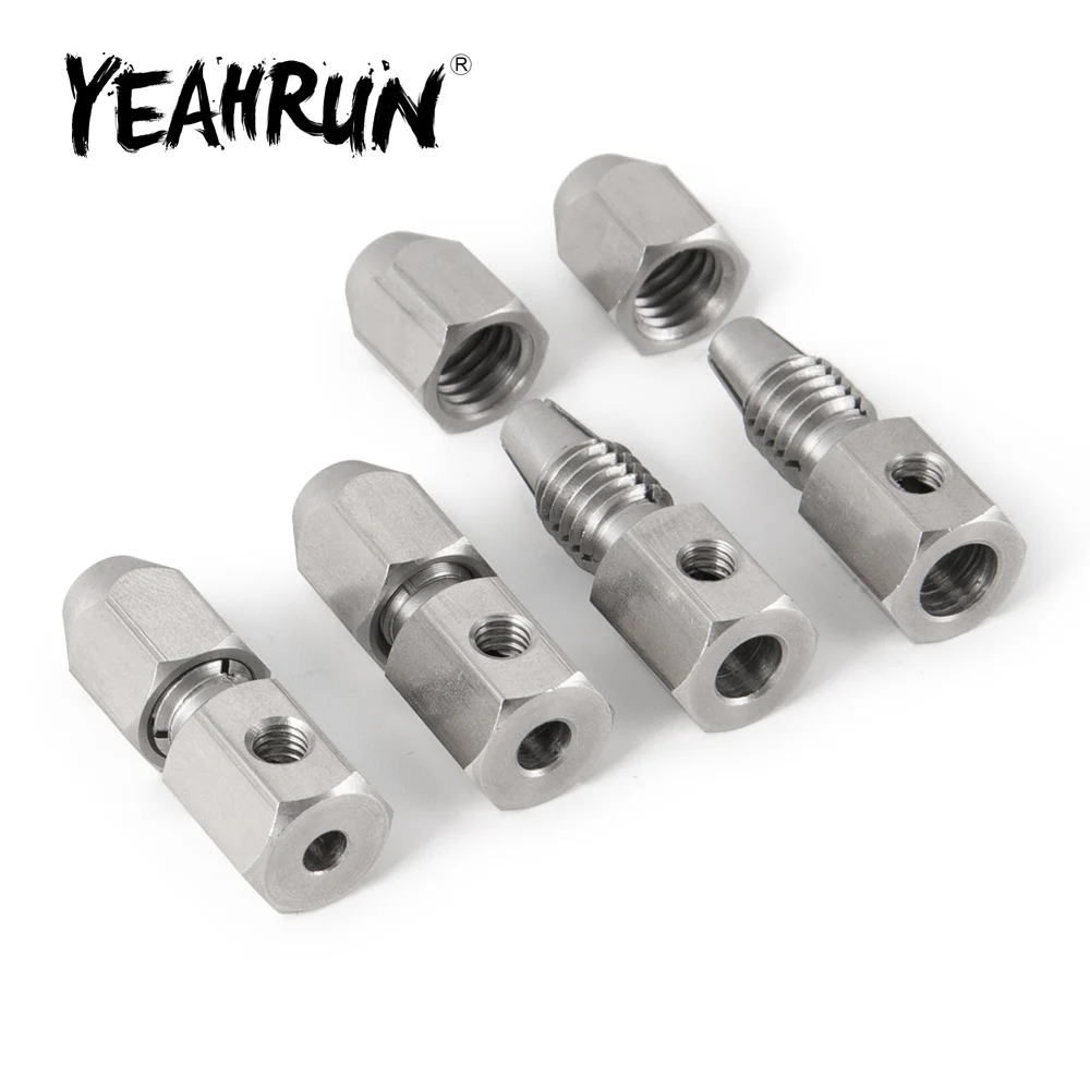 YEAHRUN RC Toys Tool 3.17/4/5/6mm Steel Drill Electric Chucks Axle Motor Shaft Coupler Sleeve Saw Blade Coupling Chuck Adapter