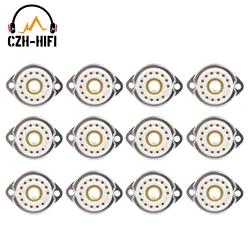 12pcs 13pin Tube Socket Ceramic Valve Base for B5092 GN4 B13B ZM1020 Vintage Audio Tube Amplifier DIY Circuit Project HiFi