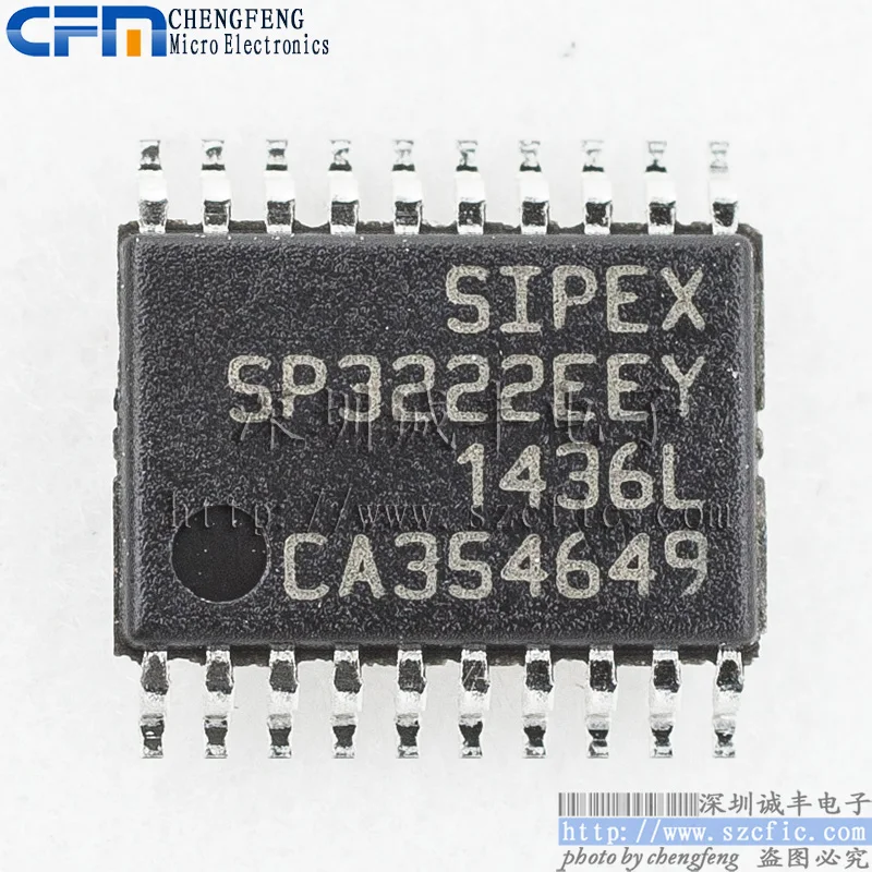 5pieces  SP3222EEY SP3222 SIPEX TSSOP  RS-232