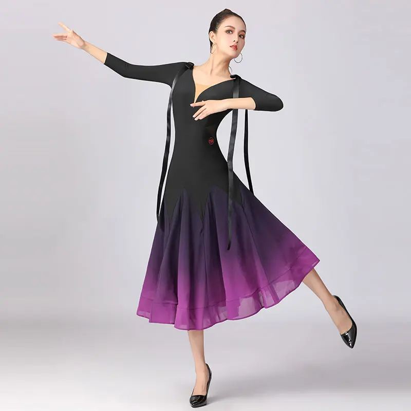 

NEW DESIGN !! Ballroom Dance DRESS Lady's Tango Waltz Dancing Costumes Wome Competition Clothes