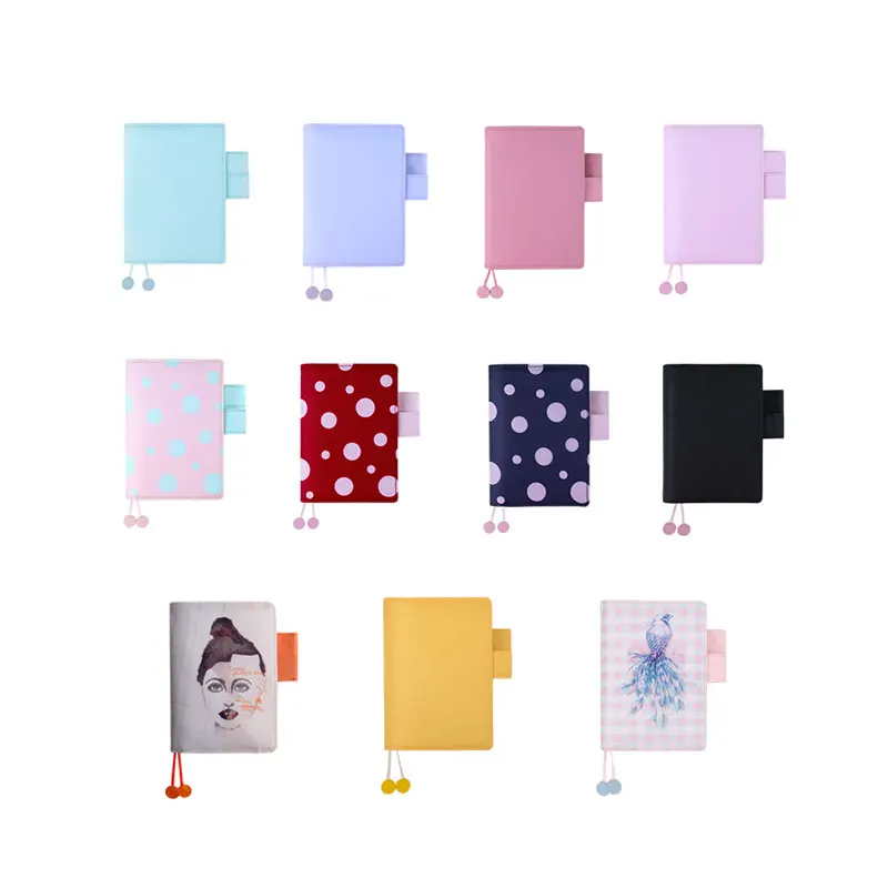 Yiwi Agenda Planner Grid Plan Portable A6 Kawaii Notebook Cute Diary Flower Schedule Office Stationery