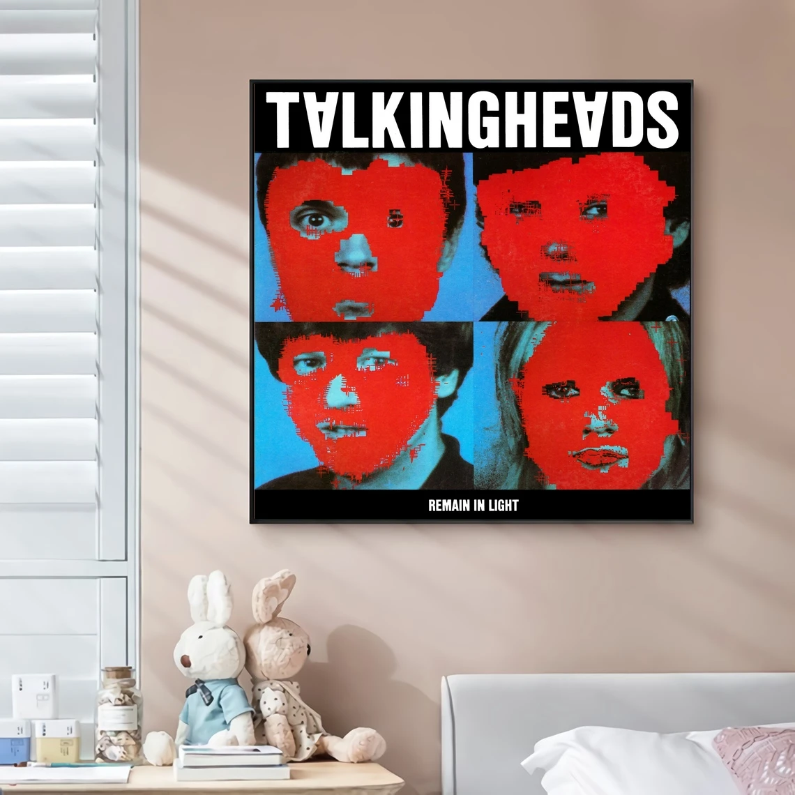 Talking Heads Remain in Light Music Album Poster Canvas Print Home Decoration Wall Painting (No Frame)