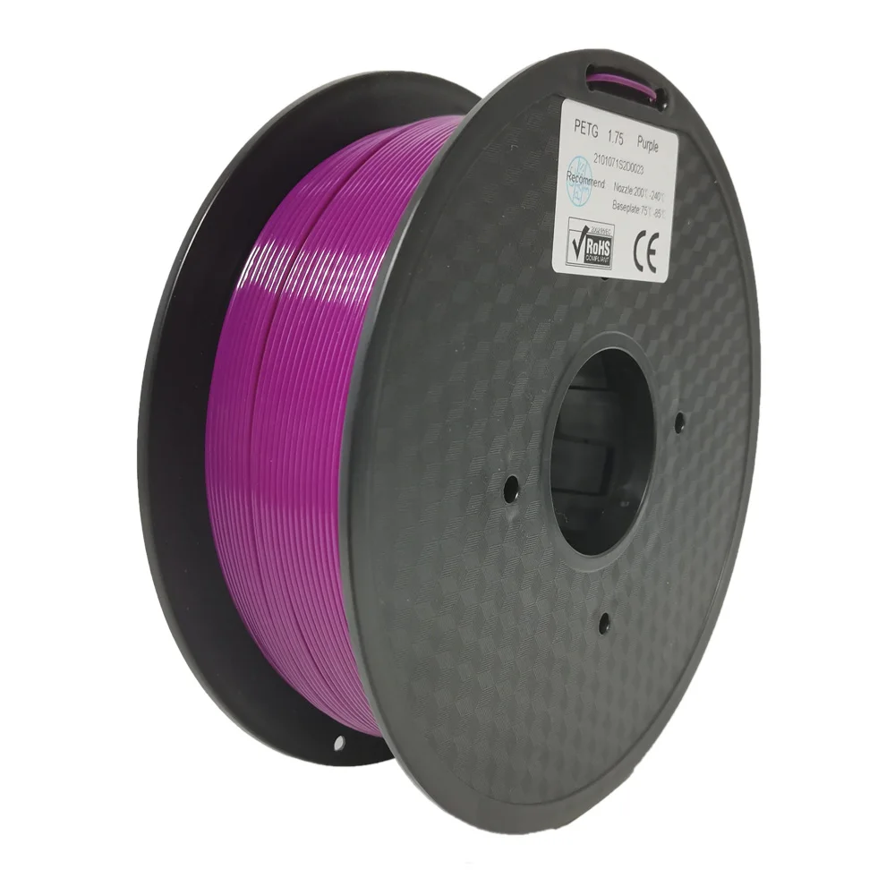 Petg Filament  Purple  Petg 3d Filament Print No Clogging No Bubble