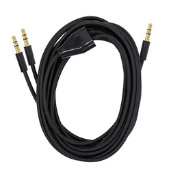 Jack 3.5mm Male to 2 Male 3.5mm AUX Audio Jack Y Share Cable 3.5mm Jack Plug Stereo to 2 x 3.5 mm Stereo Jack Socket Coupling