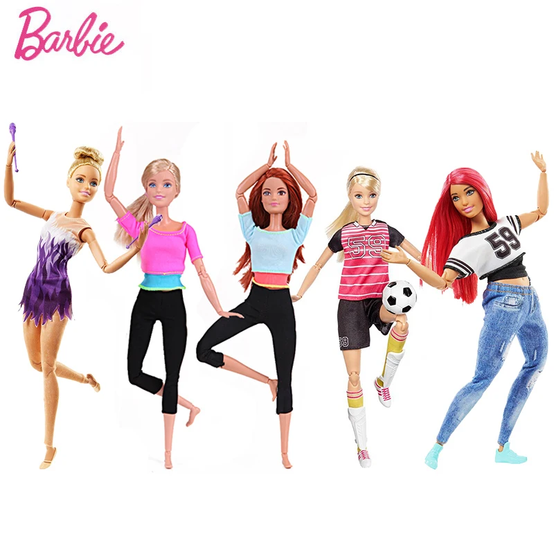 Original Barbie Brand Sport Girl Doll Toys Birthdays Girl Gifts for Kids Boneca Toys for Children Girls  Baby Doll Toy Jugetes