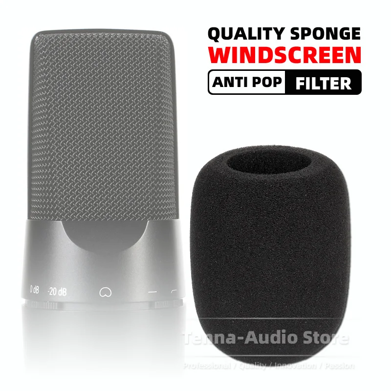 

Sponge Cover Shield Windproof Microphone Foam For sE Electronics X1A X1S X1R X 1 1A 1S 1R A S R Mic Pop Anti Filter Windscreen